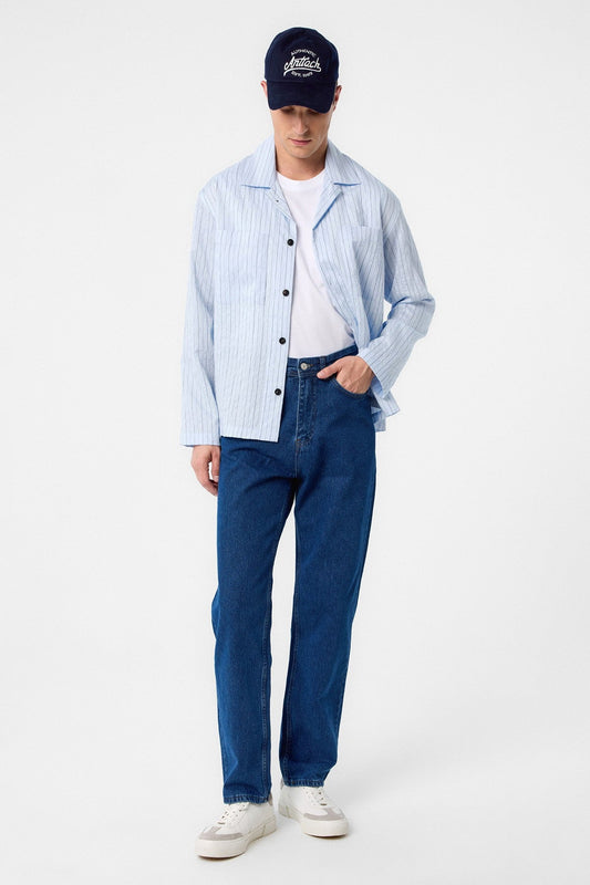 Antioch Yüksek Bel Regular Fit Erkek Kot Pantolon
