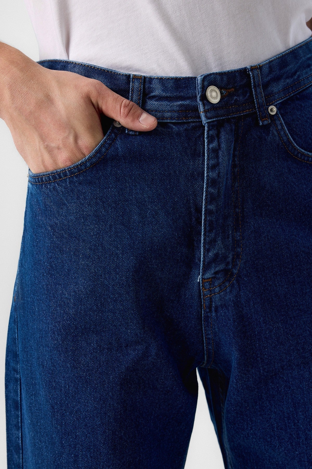 Antioch Yüksek Bel Regular Fit Erkek Kot Pantolon