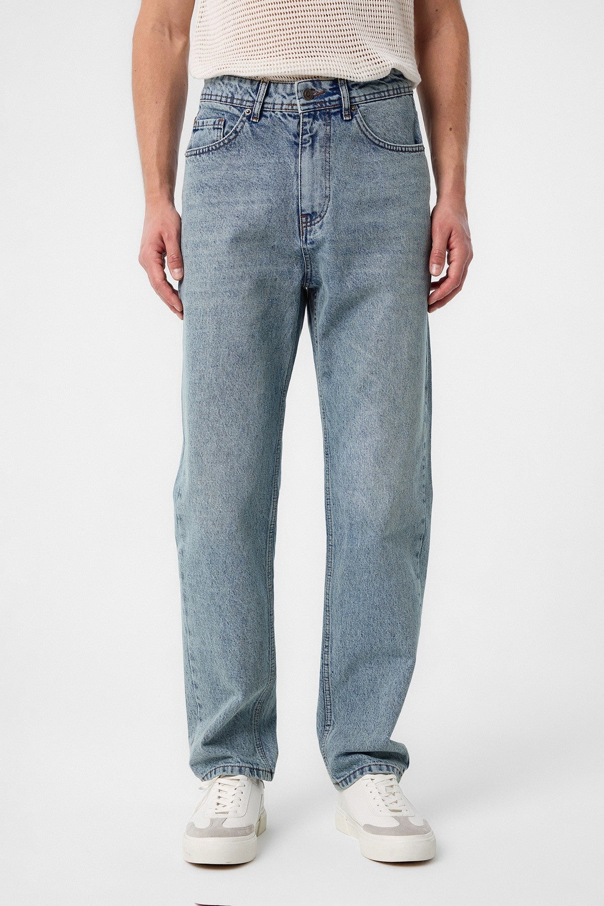 Antioch Yüksek Bel Regular Fit Erkek Kot Pantolon