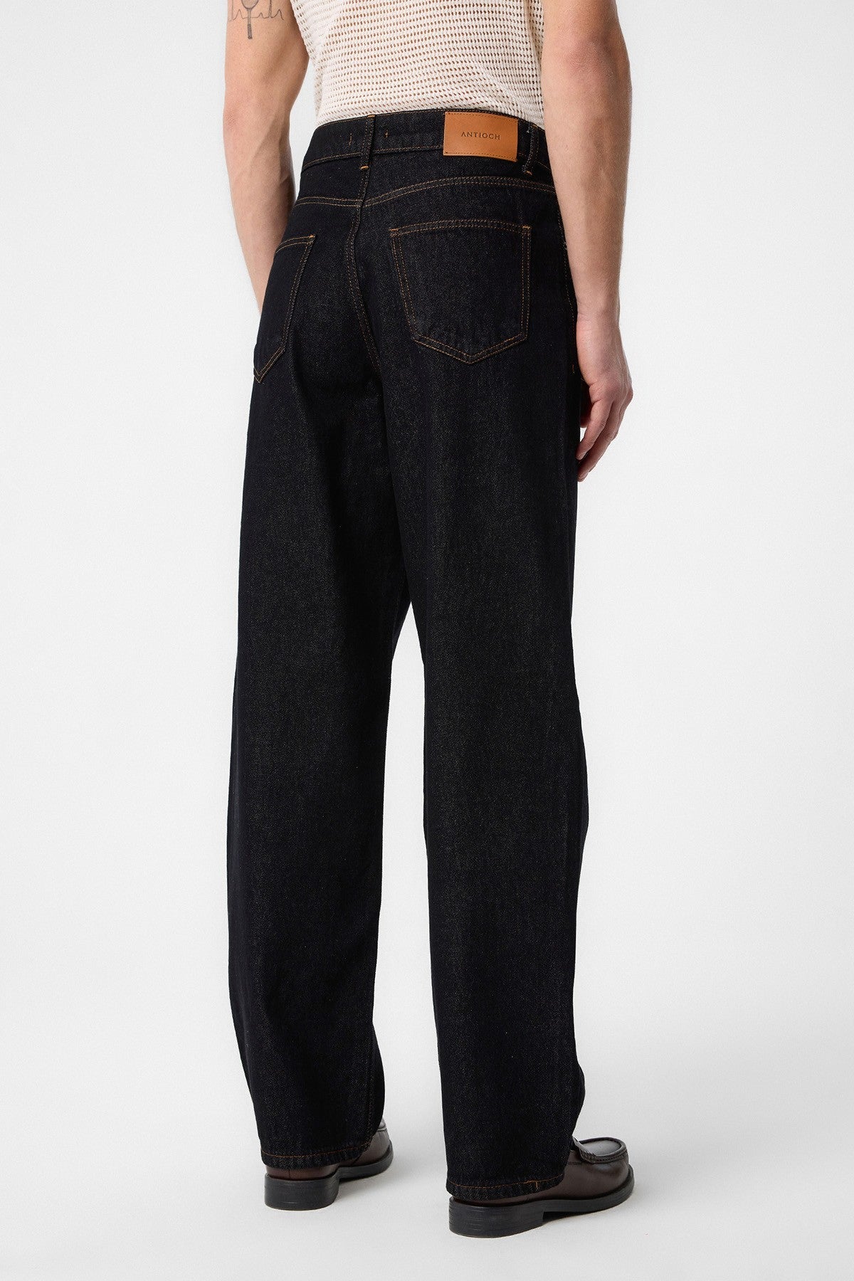 Antioch Yüksek Bel Relaxed Fit Erkek Kot Pantolon