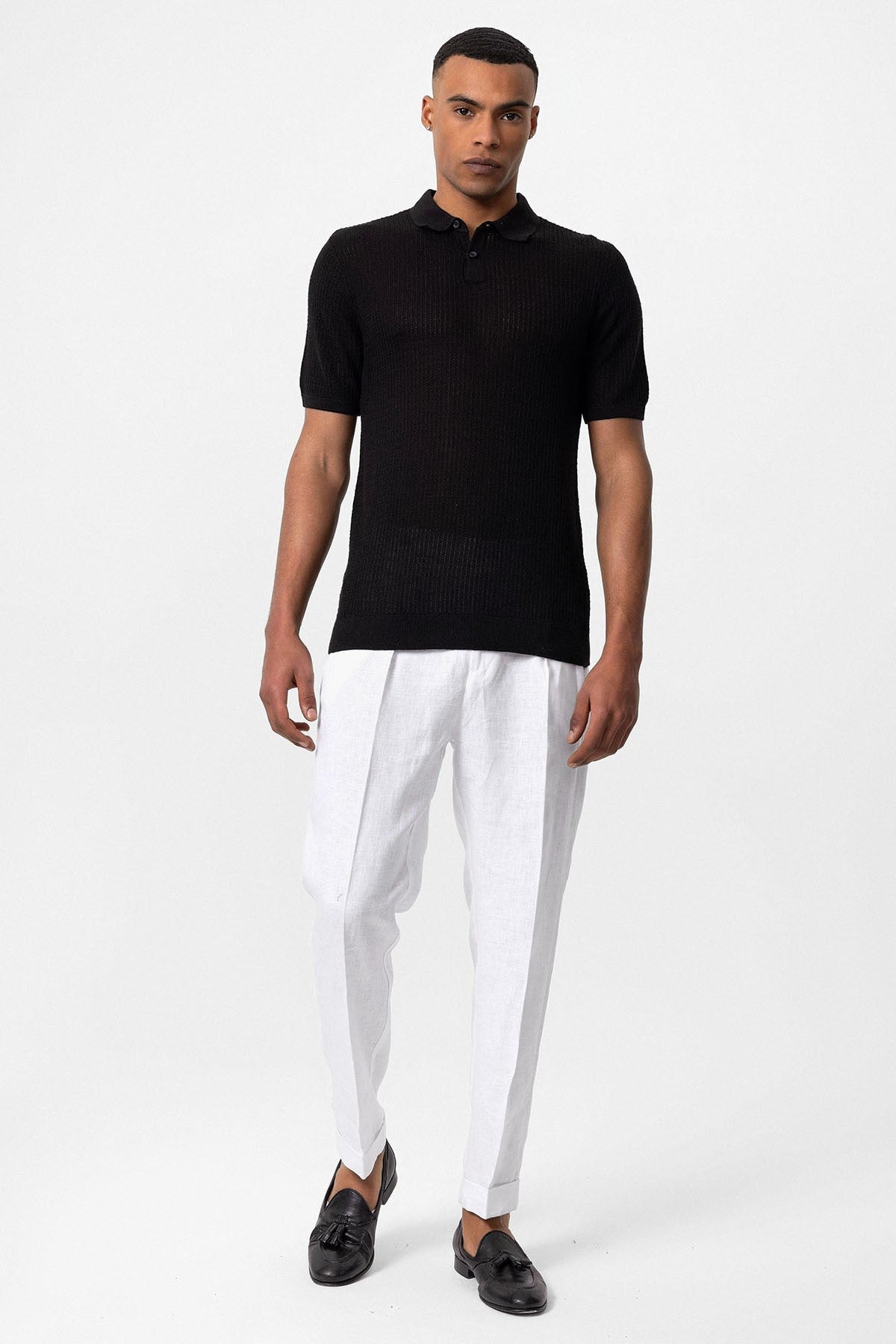 Antioch Polo Yaka Örme Erkek Triko T-Shirt