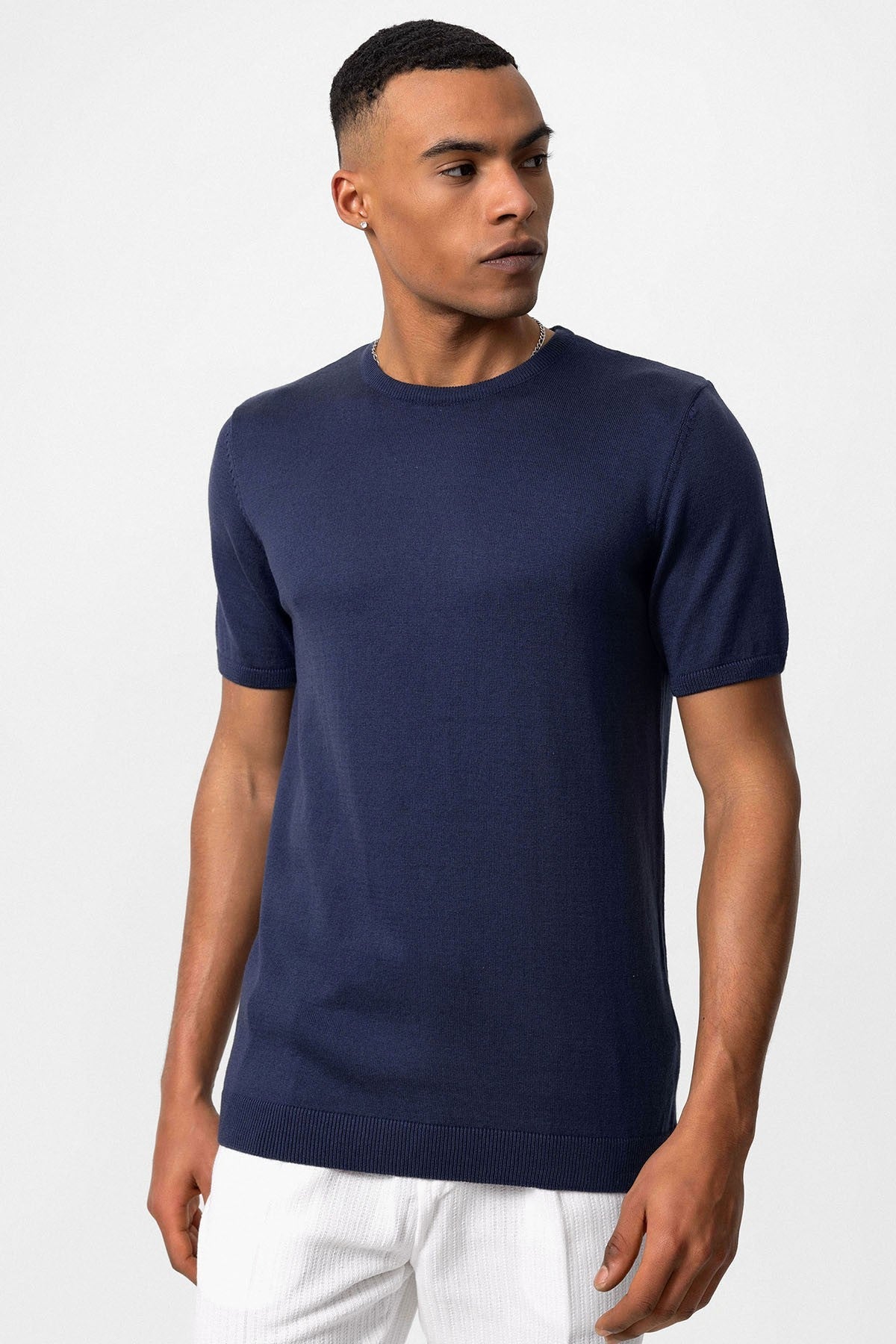 Antioch Bisiklet Yaka Erkek Triko T-Shirt