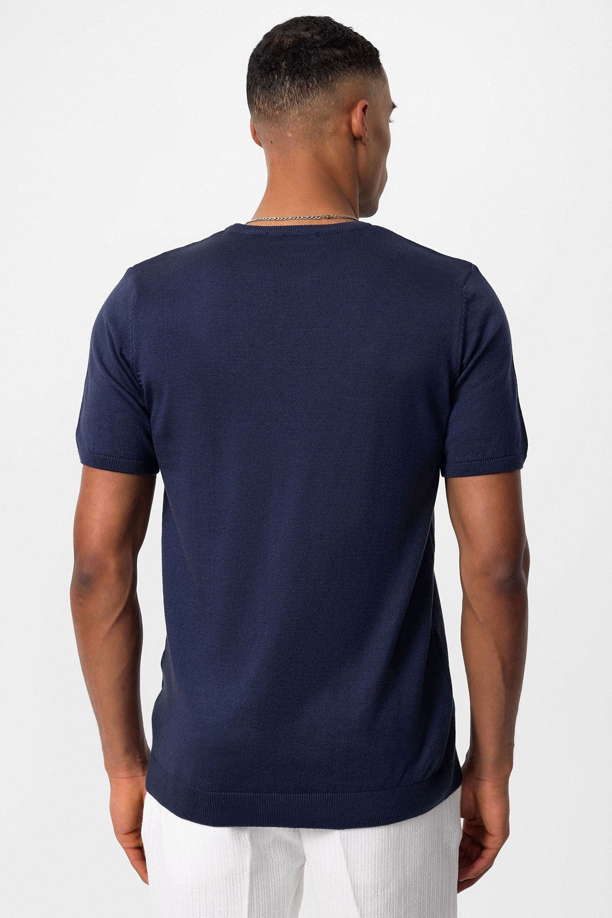 Antioch Bisiklet Yaka Erkek Triko T-Shirt