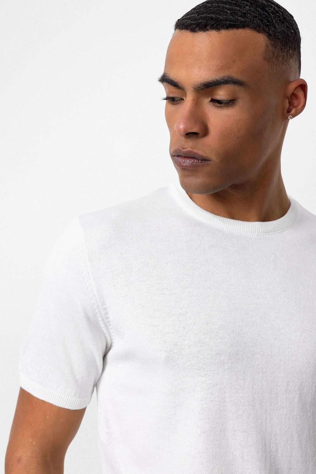 Antioch Bisiklet Yaka Erkek Triko T-Shirt