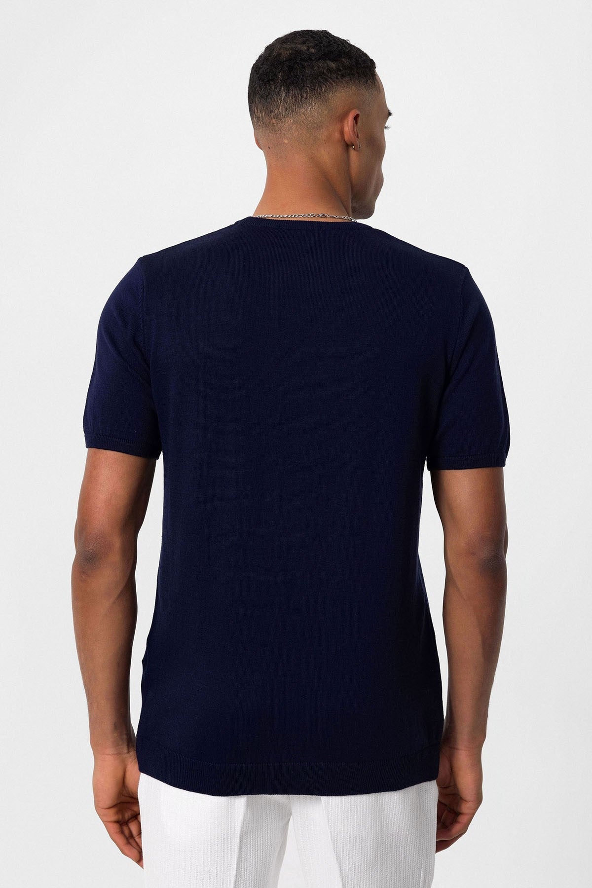 Antioch Bisiklet Yaka Erkek Triko T-Shirt