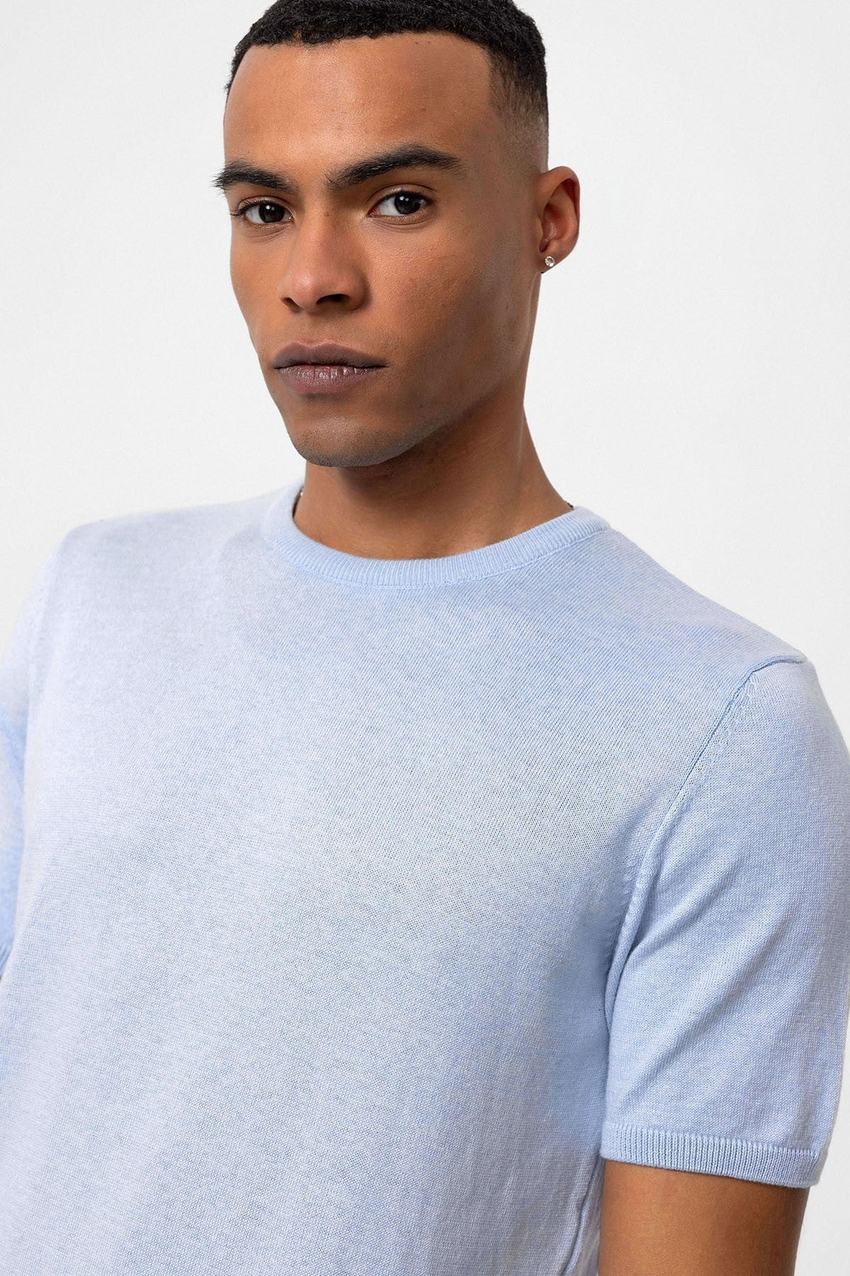 Antioch Bisiklet Yaka Erkek Triko T-Shirt
