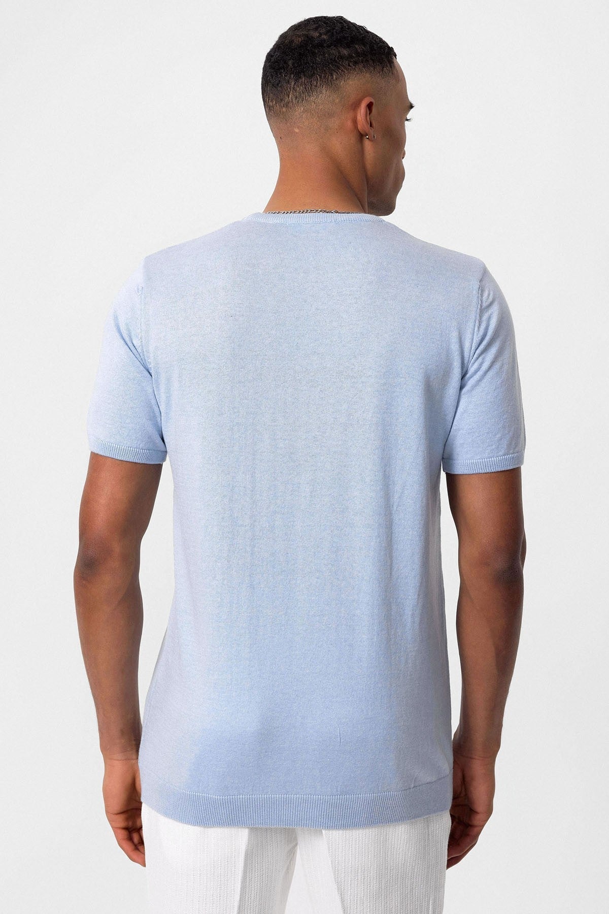 Antioch Bisiklet Yaka Erkek Triko T-Shirt