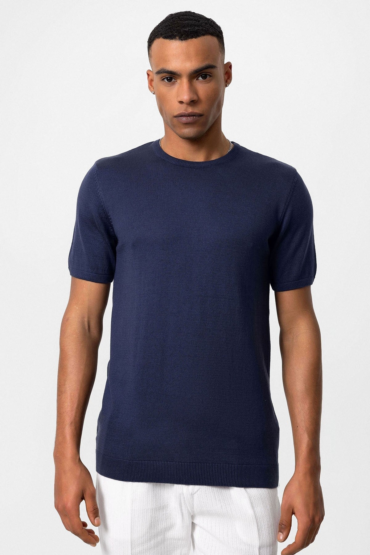 Antioch Bisiklet Yaka Erkek Triko T-Shirt