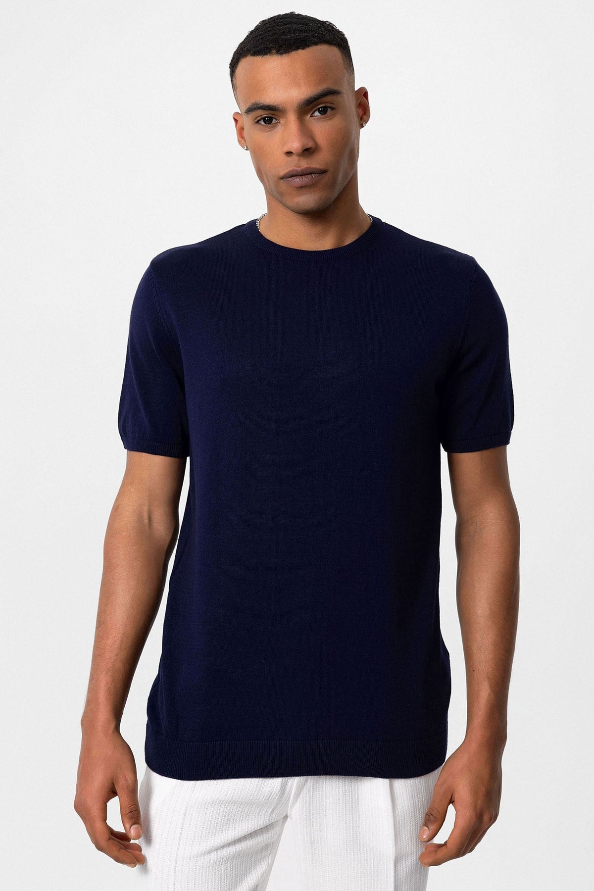 Antioch Bisiklet Yaka Erkek Triko T-Shirt