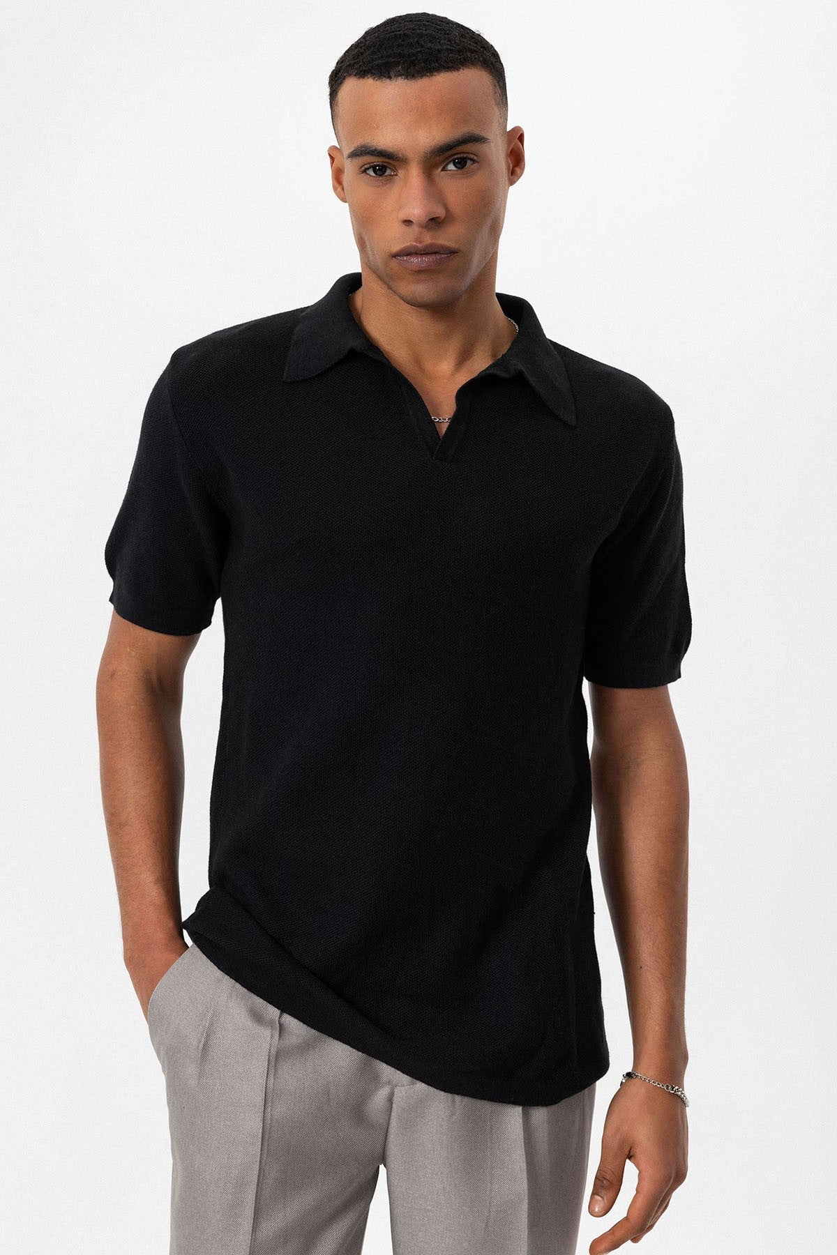 Antioch Polo Yaka Erkek Triko T-Shirt