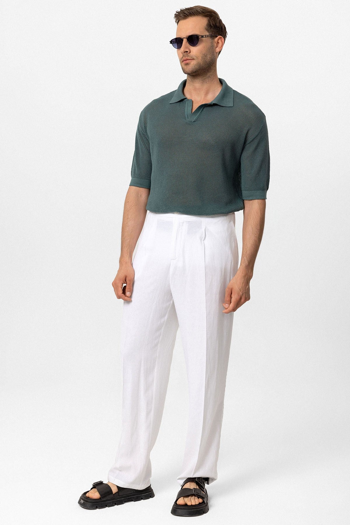 Polo Yaka Ajurlu Erkek T-Shirt