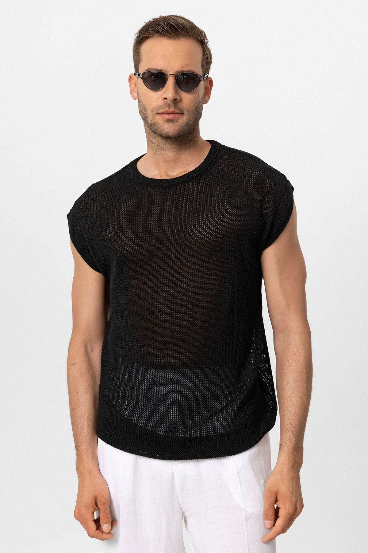 Antioch Kolsuz Ajurlu Erkek T-Shirt