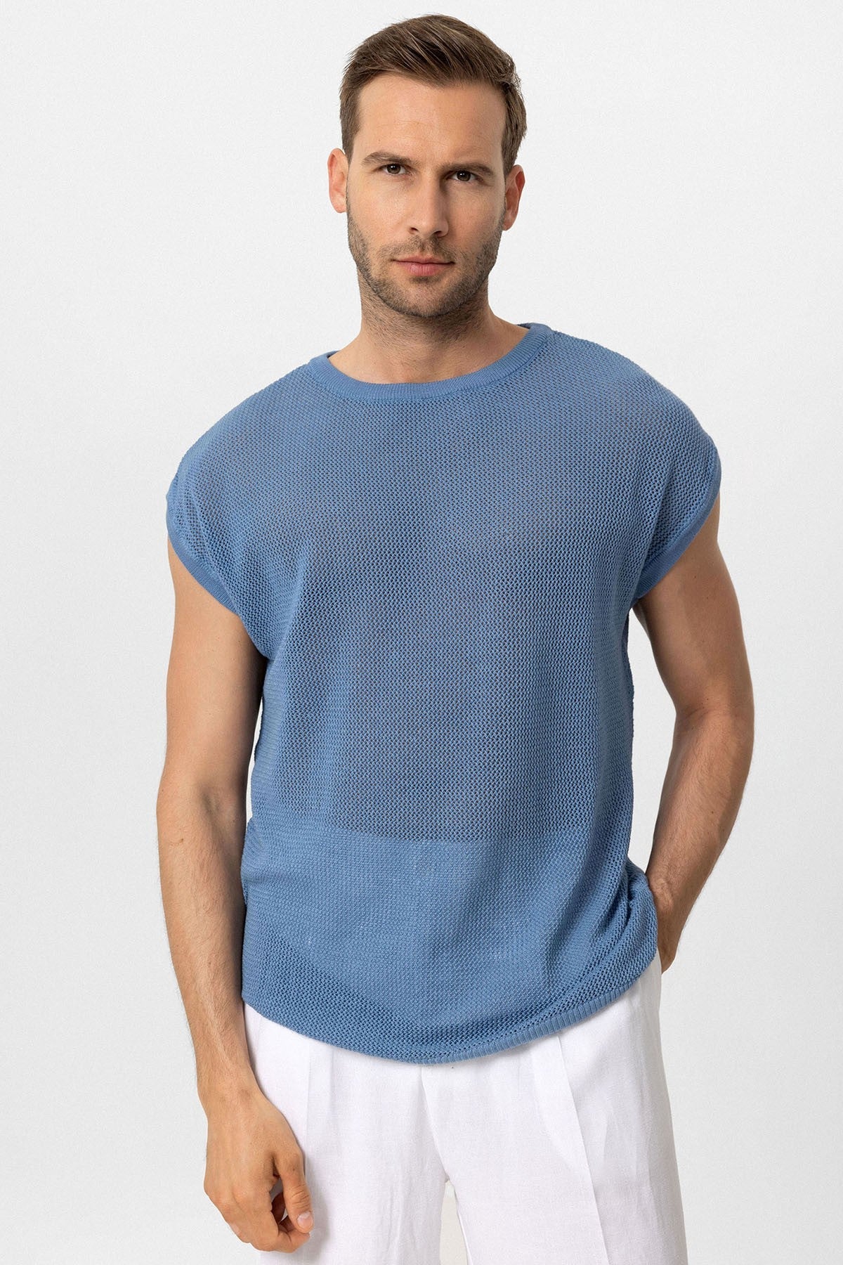 Antioch Kolsuz Ajurlu Erkek T-Shirt