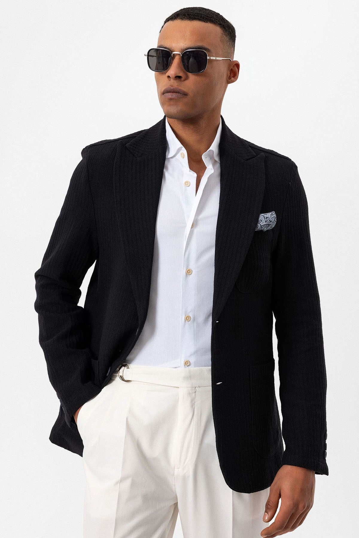 Antioch Torba Cepli Astarsız Erkek Blazer Ceket