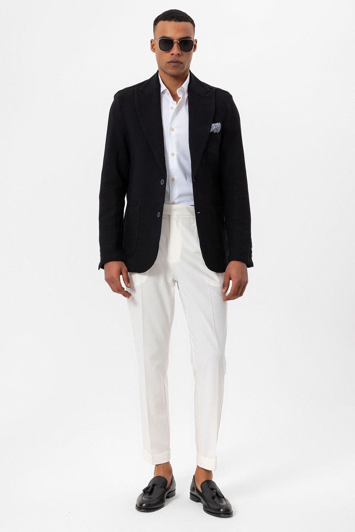 Antioch Torba Cepli Astarsız Erkek Blazer Ceket