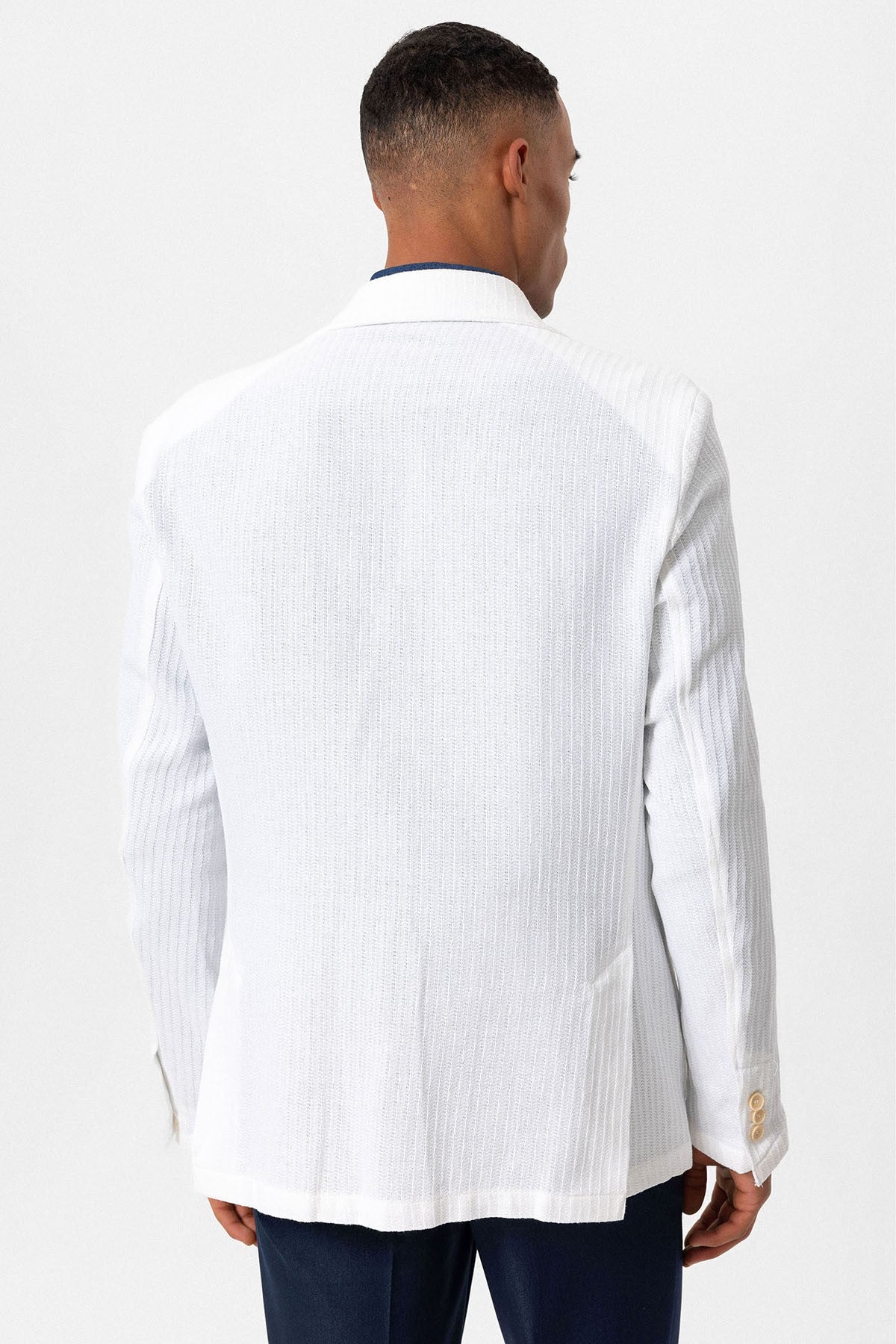 Antioch Torba Cepli Astarsız Erkek Blazer Ceket