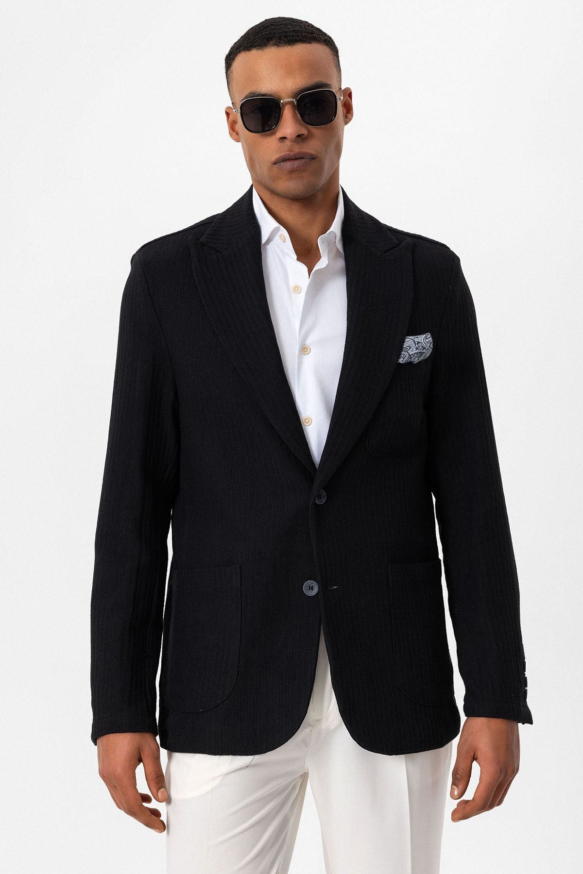 Antioch Torba Cepli Astarsız Erkek Blazer Ceket