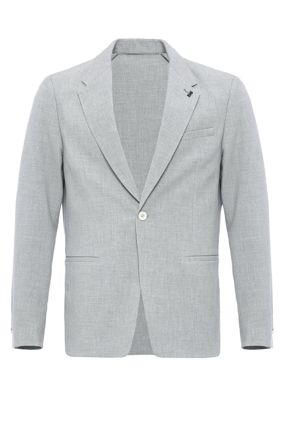 Antioch Astarsız Tek Düğme Erkek Blazer Ceket