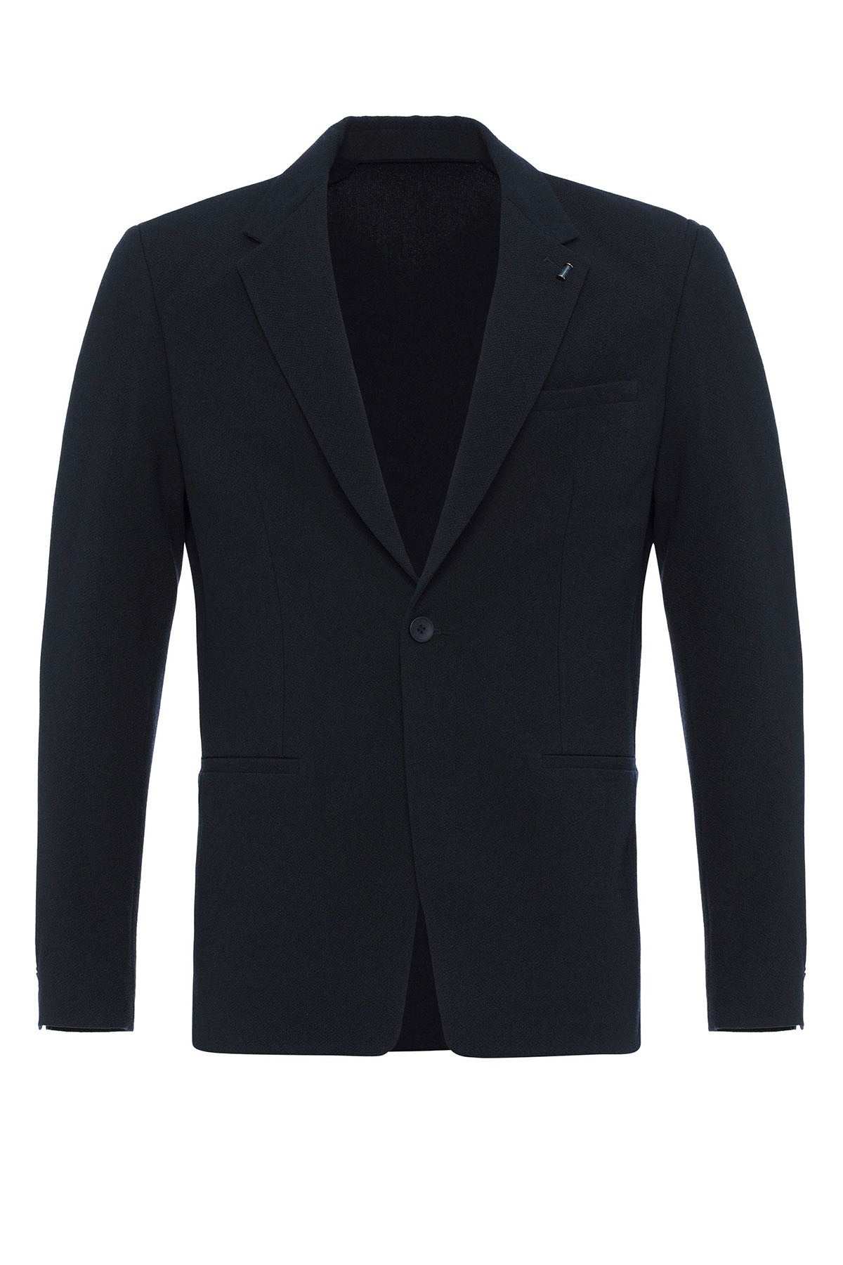 Antioch Astarsız Tek Düğme Erkek Blazer Ceket