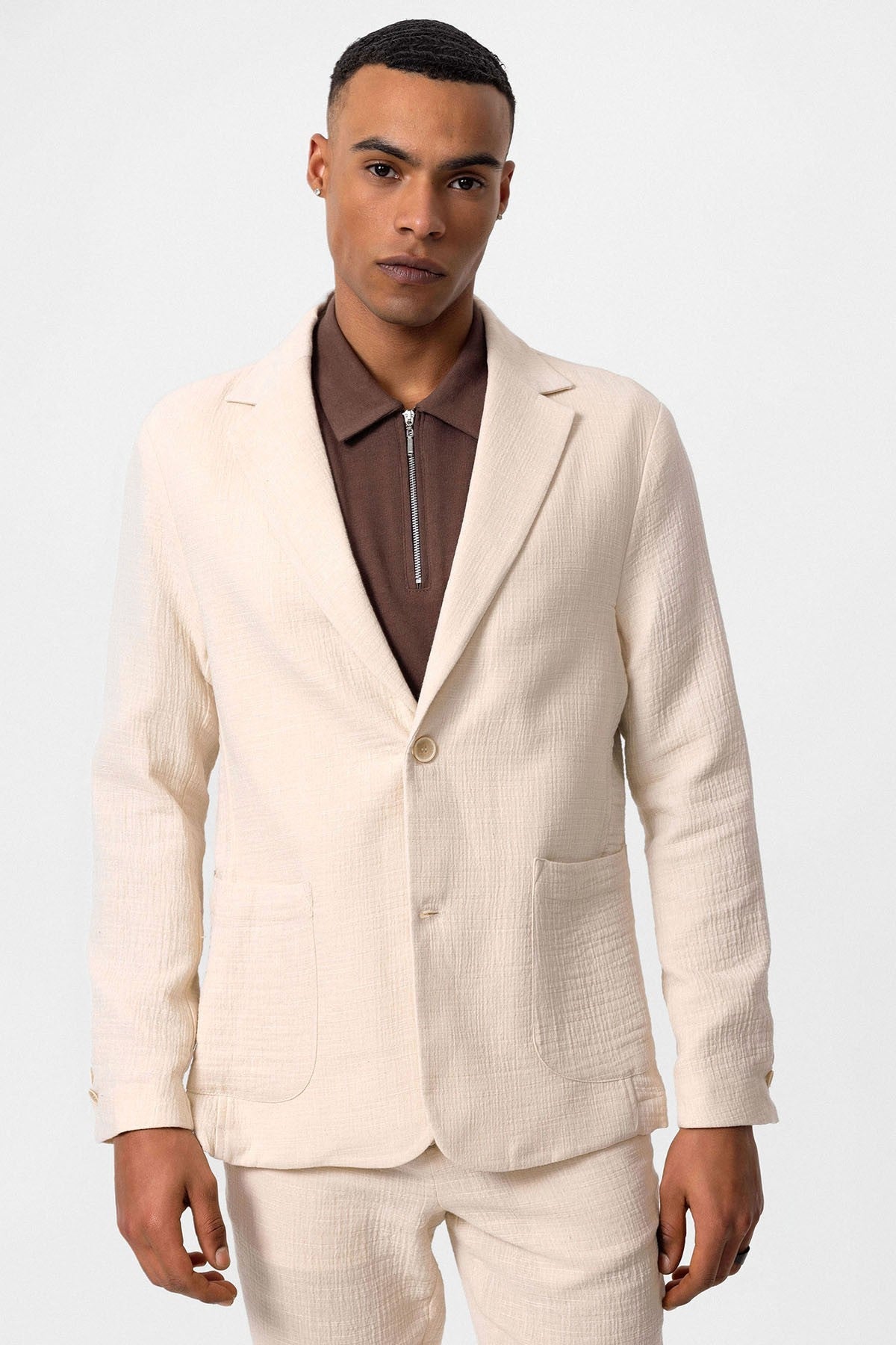 Antioch Astarsız Torba Cepli Erkek Blazer Ceket
