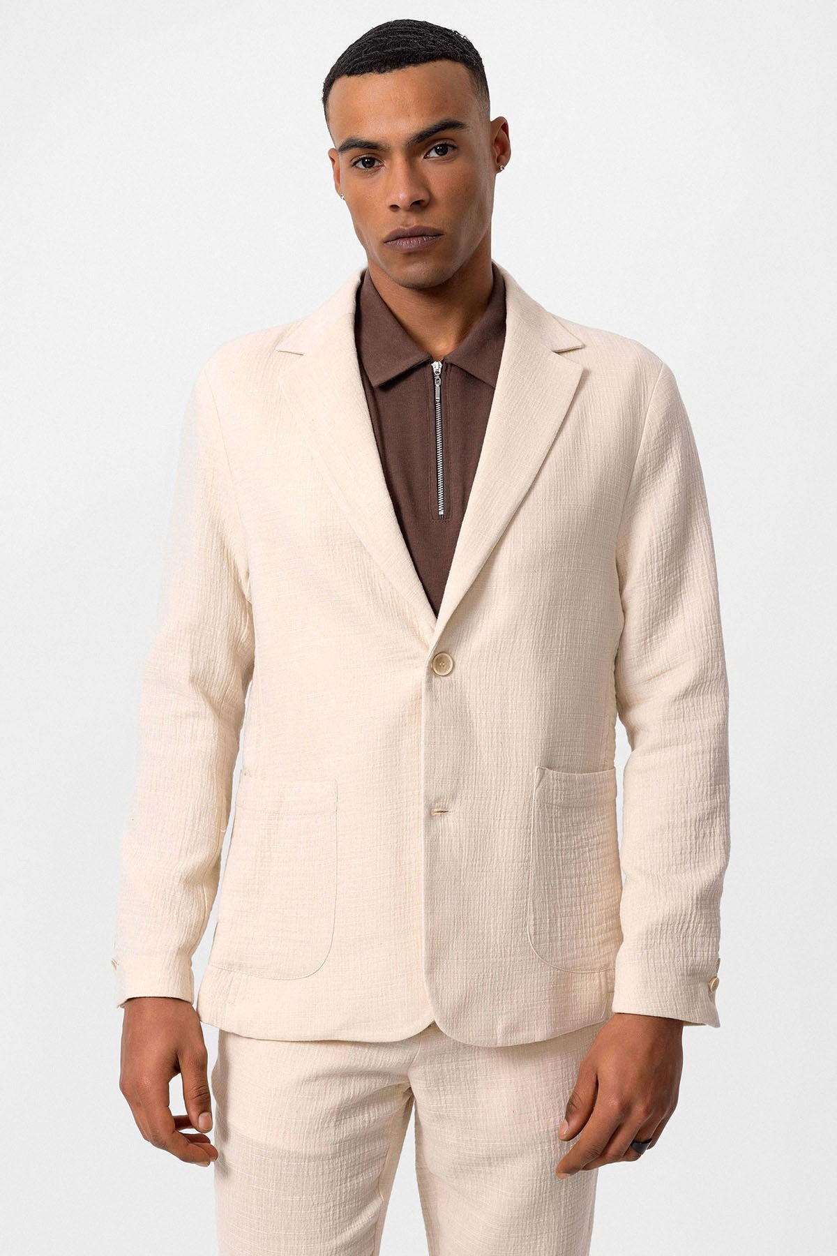 Antioch Astarsız Torba Cepli Erkek Blazer Ceket