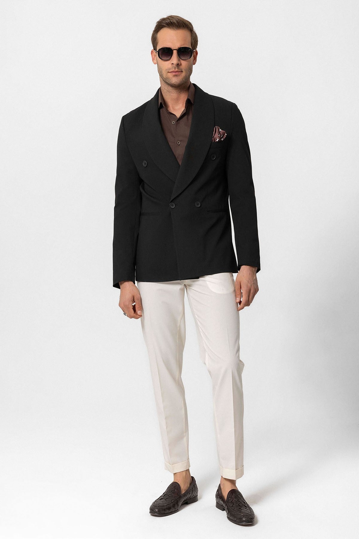 Antioch Kruvaze Kapama Regular Fit Erkek Blazer Ceket