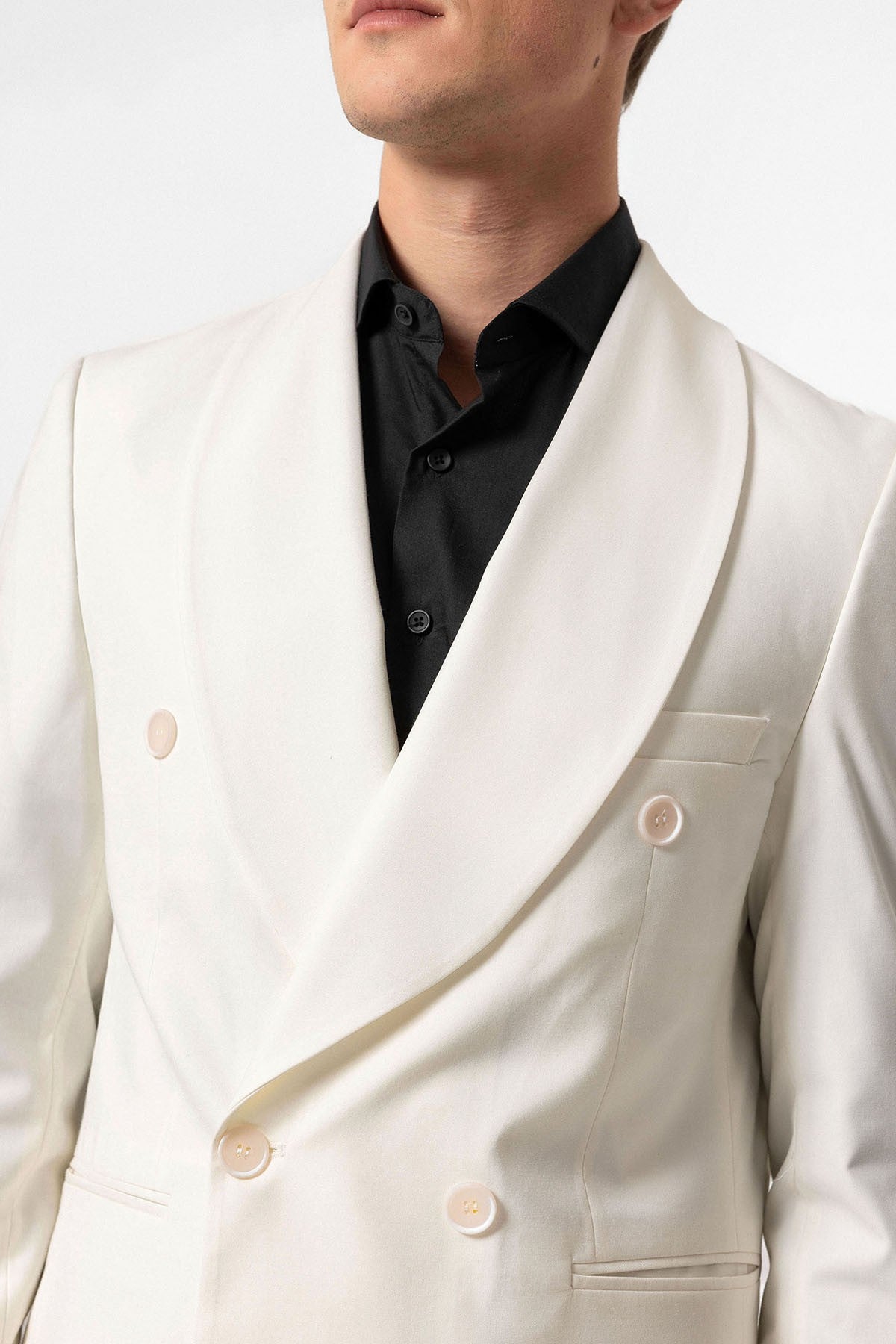 Antioch Kruvaze Kapama Regular Fit Erkek Blazer Ceket