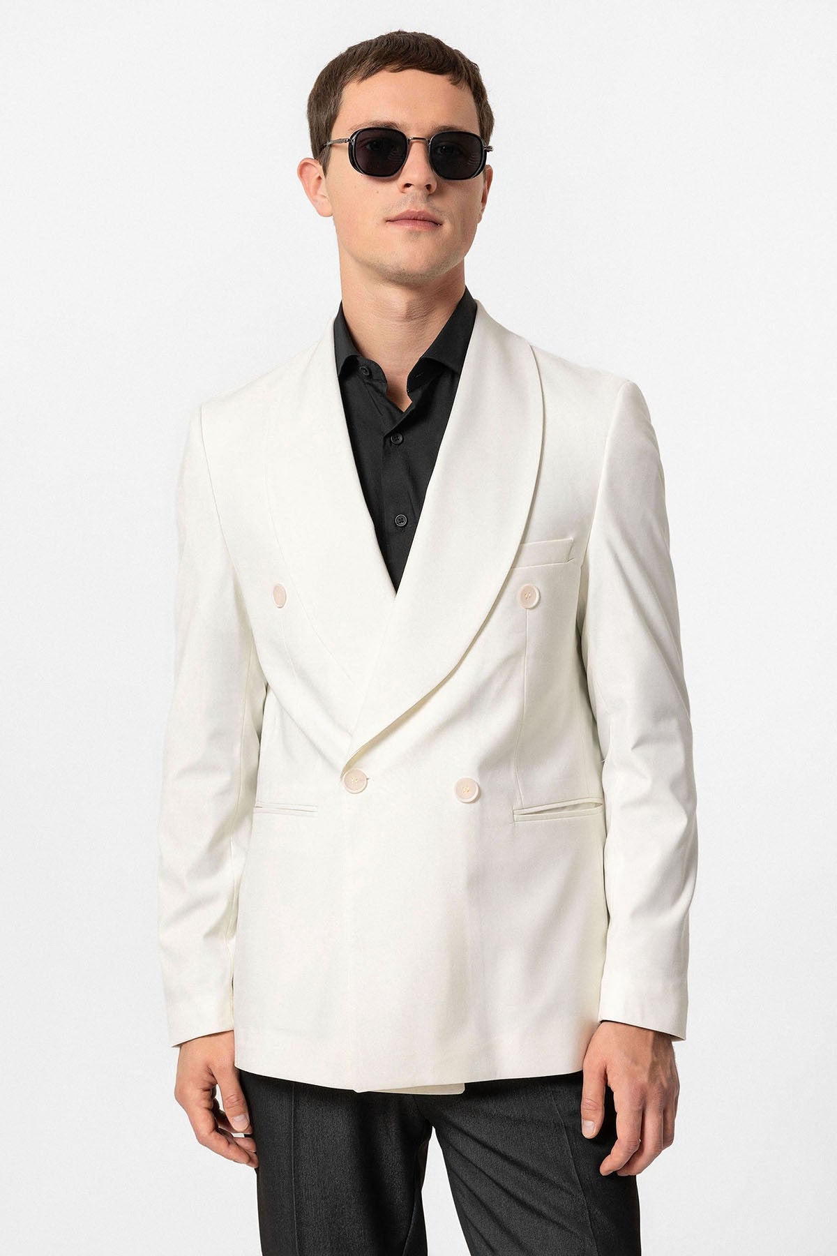 Antioch Kruvaze Kapama Regular Fit Erkek Blazer Ceket