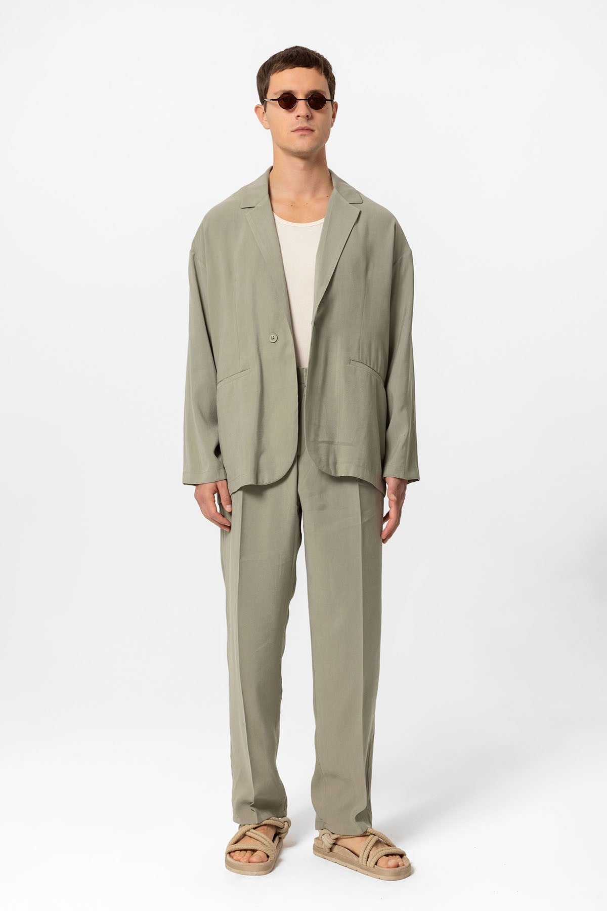Antioch Oversize Astarsız Erkek Blazer Ceket