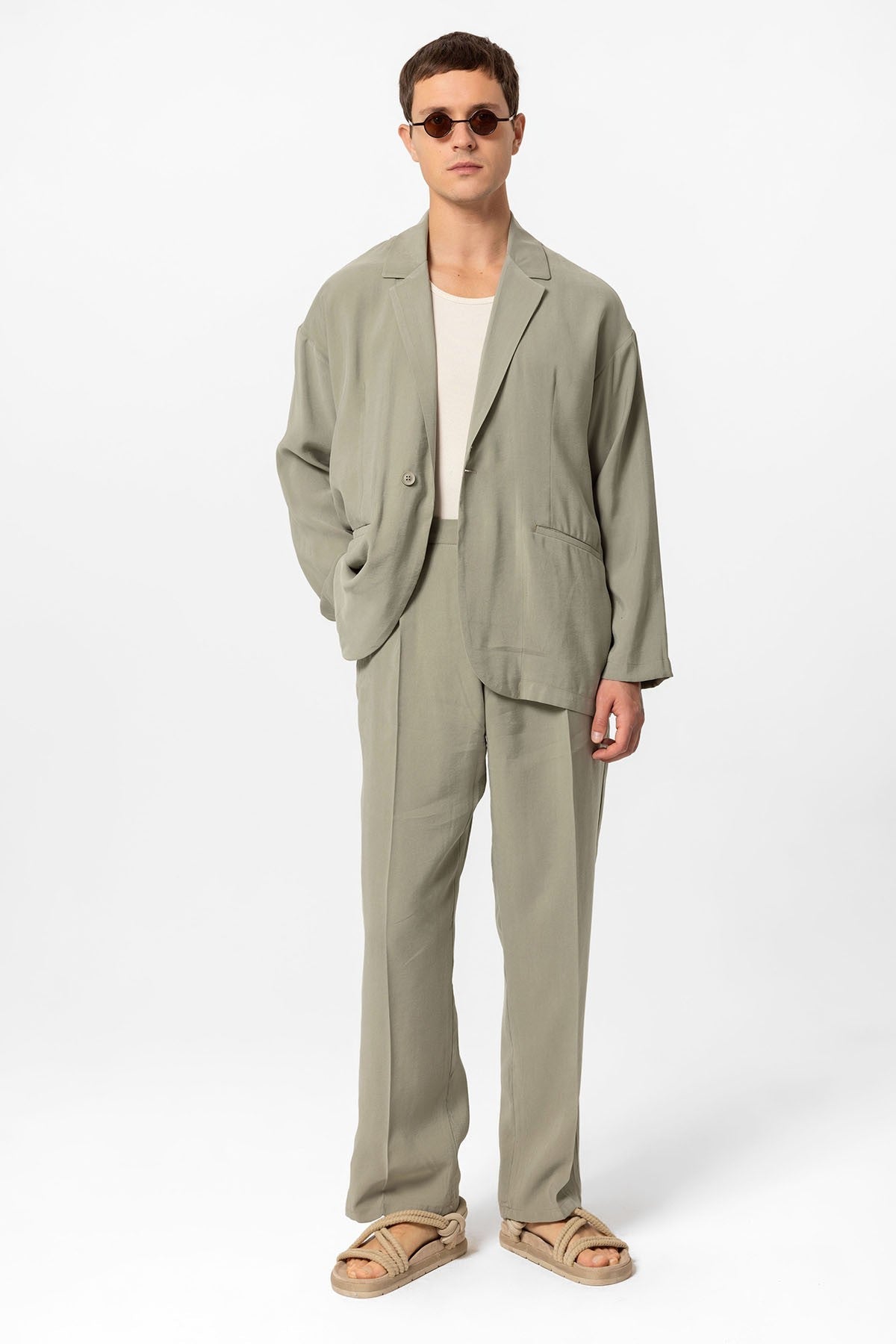 Antioch Oversize Astarsız Erkek Blazer Ceket