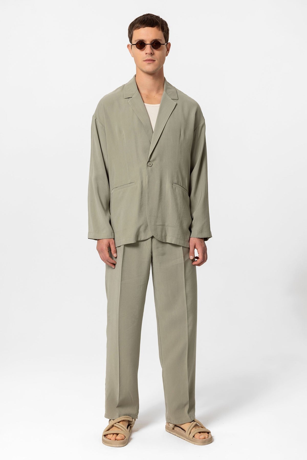Antioch Oversize Astarsız Erkek Blazer Ceket