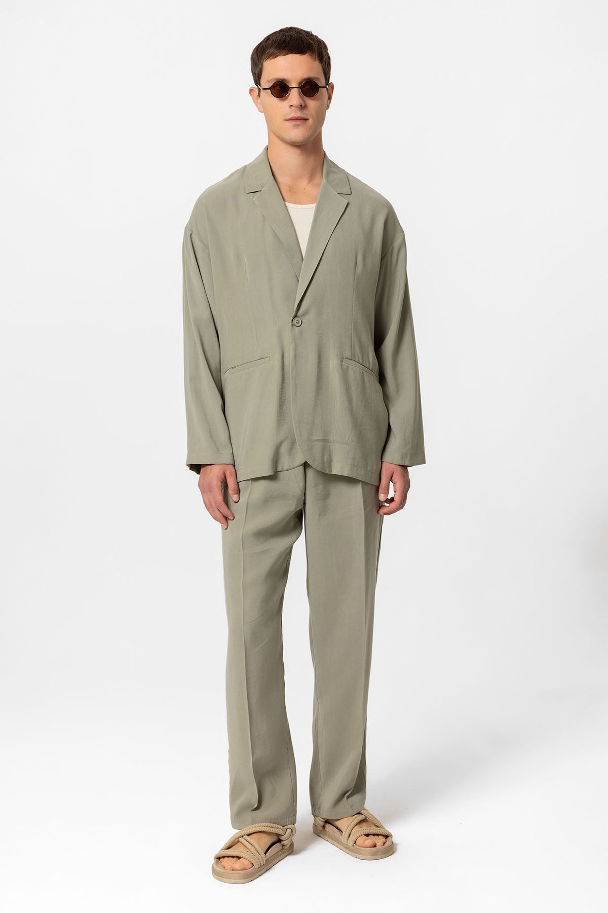 Antioch Oversize Astarsız Erkek Blazer Ceket