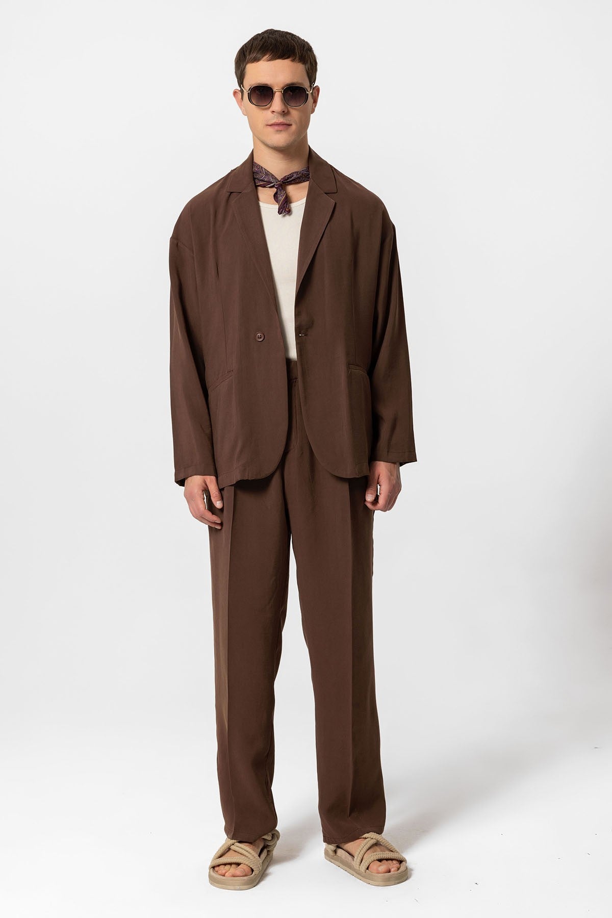 Antioch Oversize Astarsız Erkek Blazer Ceket