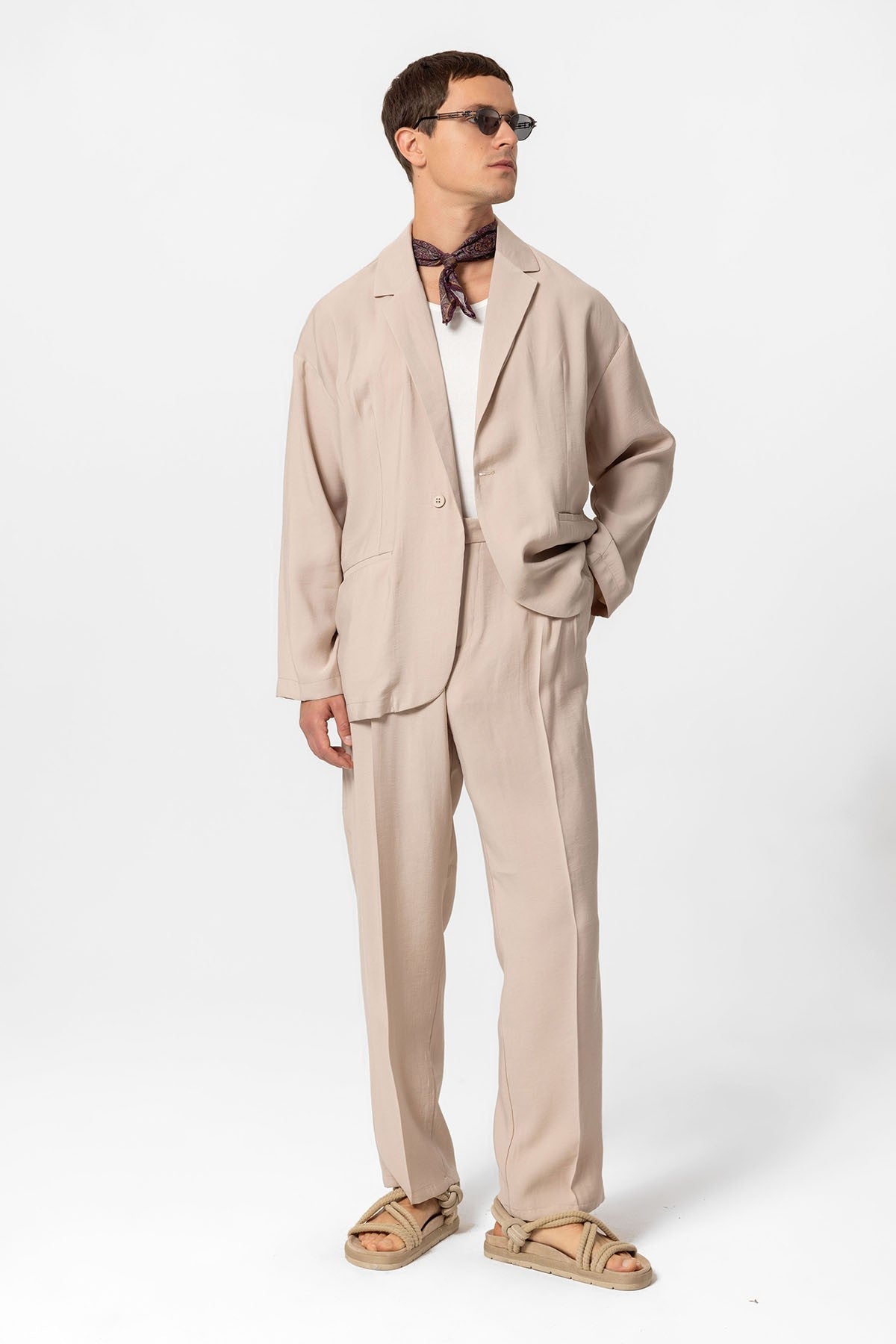 Antioch Oversize Astarsız Erkek Blazer Ceket