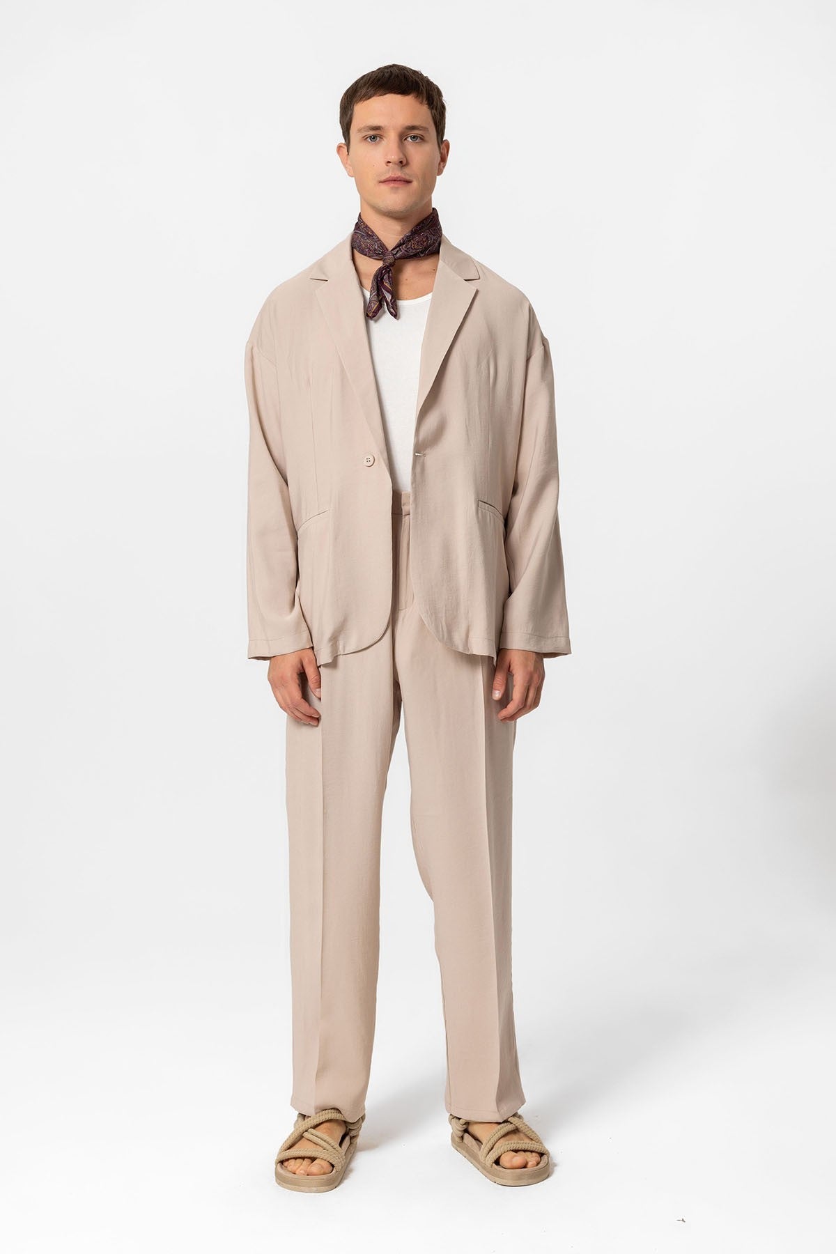 Antioch Oversize Astarsız Erkek Blazer Ceket