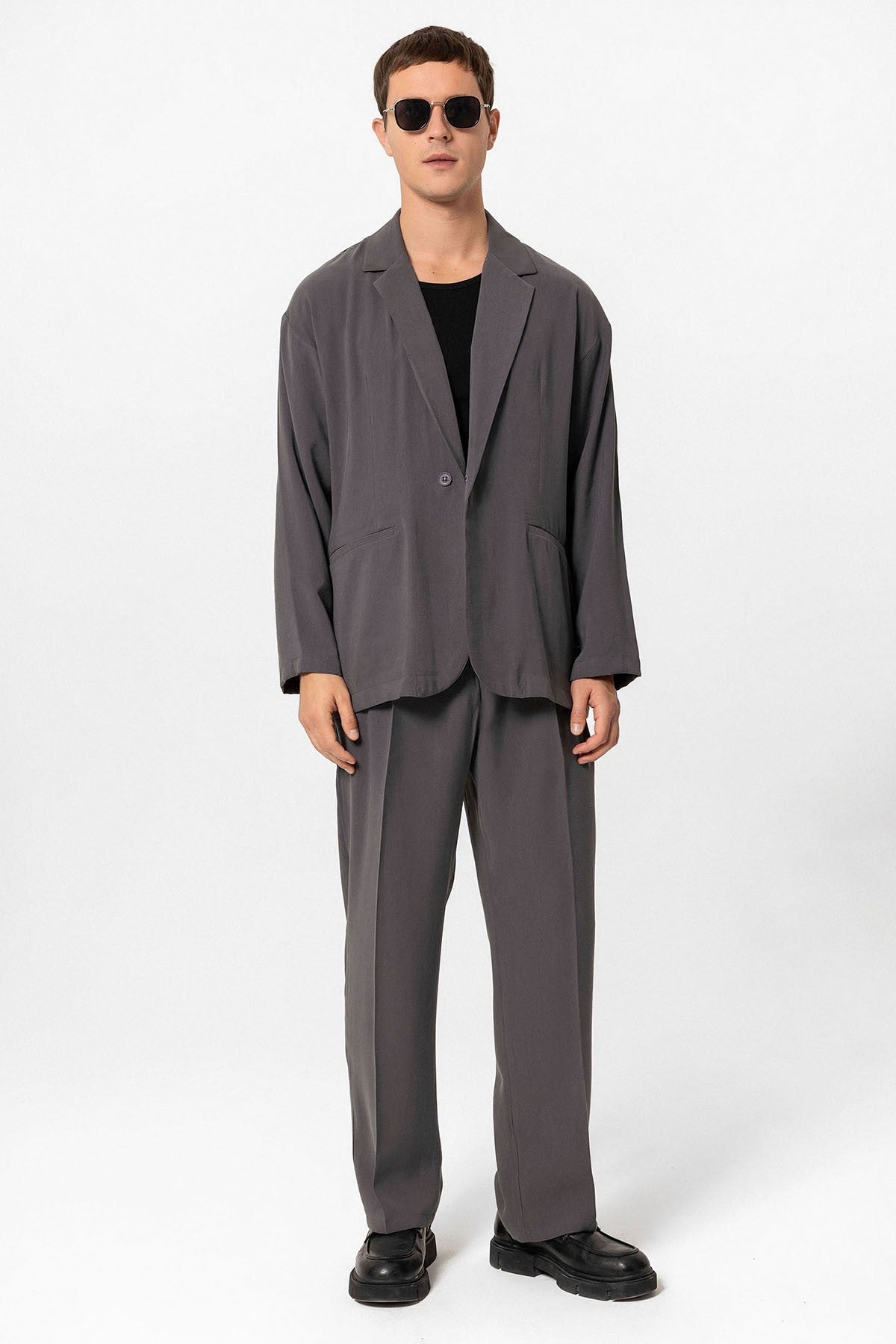 Antioch Oversize Astarsız Erkek Blazer Ceket
