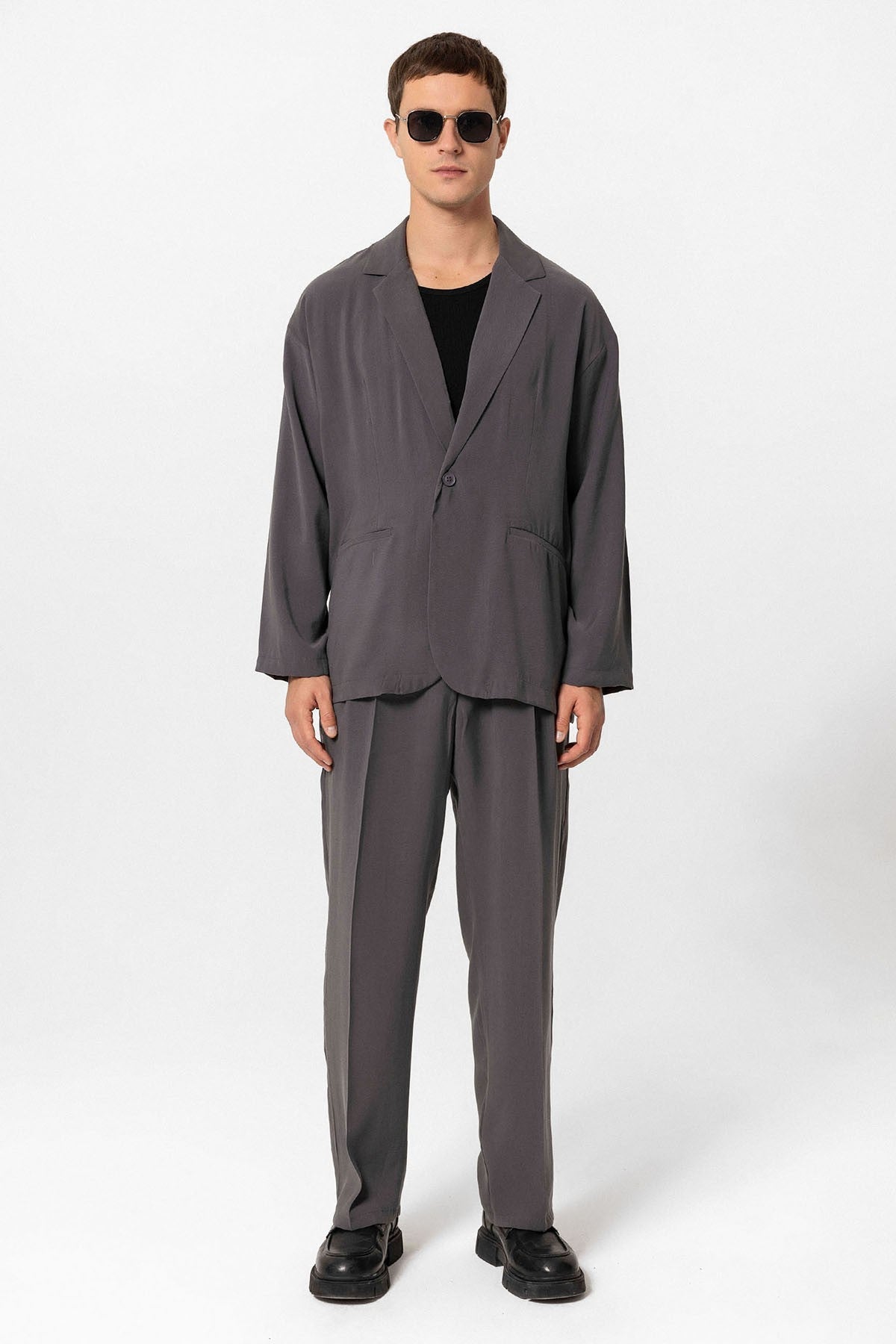 Antioch Oversize Astarsız Erkek Blazer Ceket