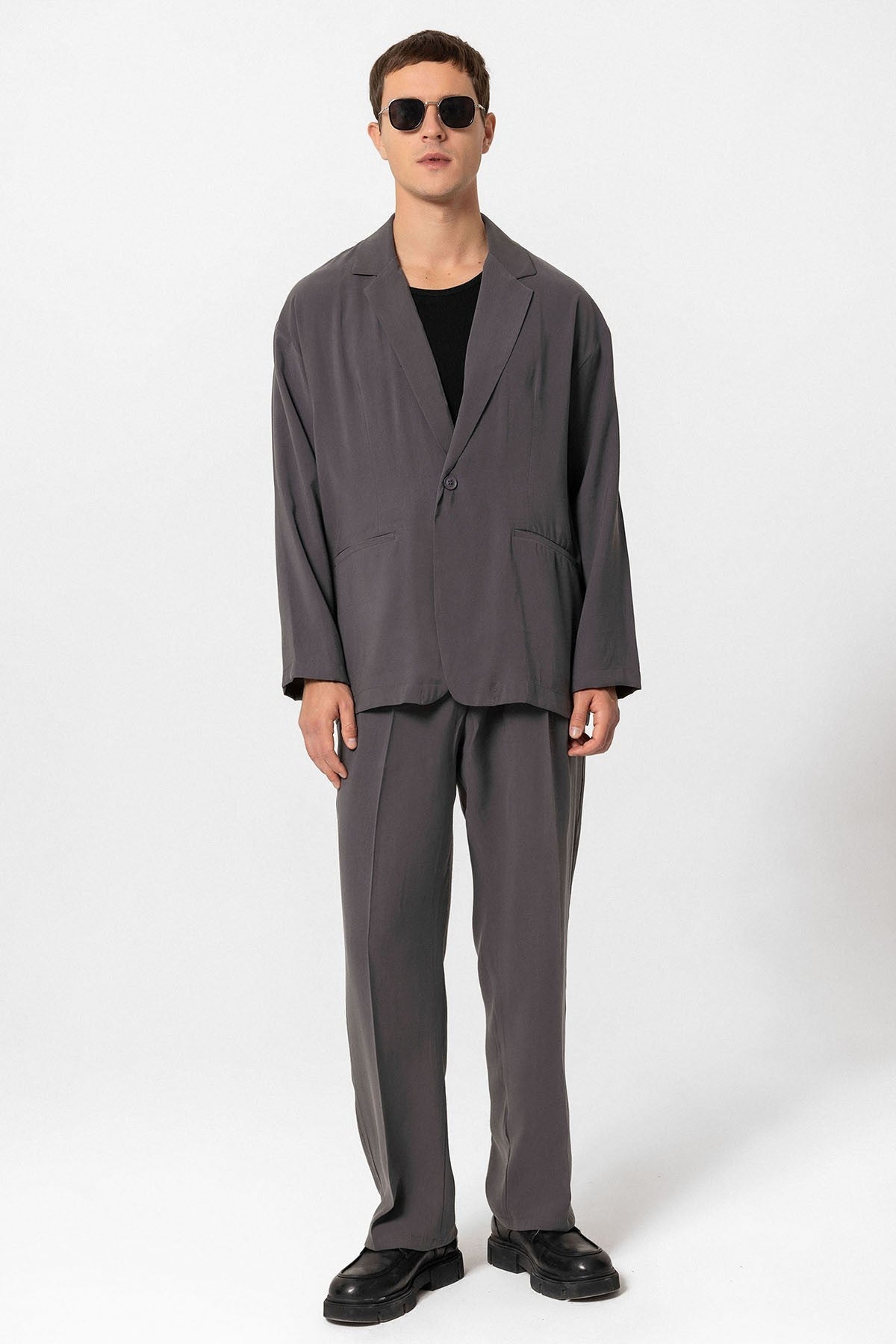Antioch Oversize Astarsız Erkek Blazer Ceket