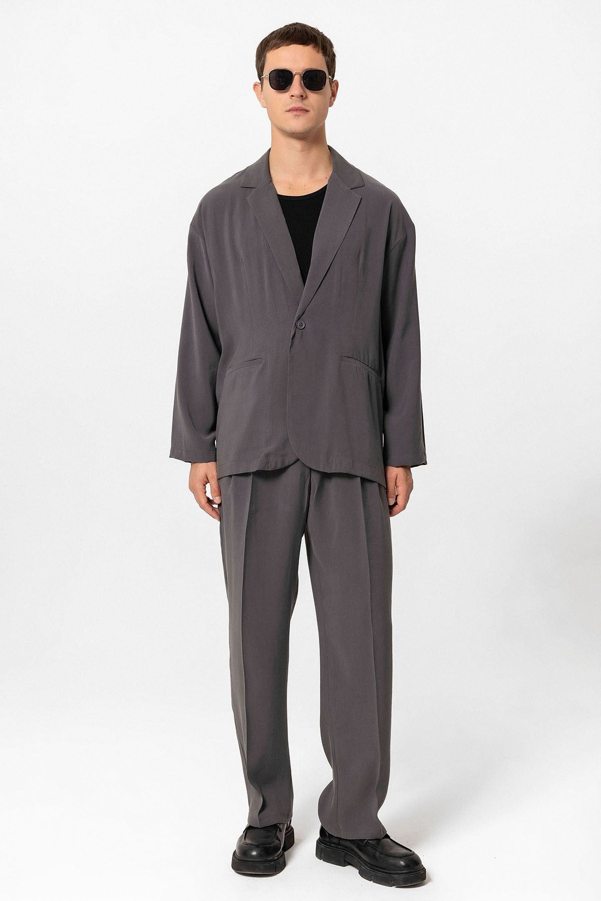 Antioch Oversize Astarsız Erkek Blazer Ceket