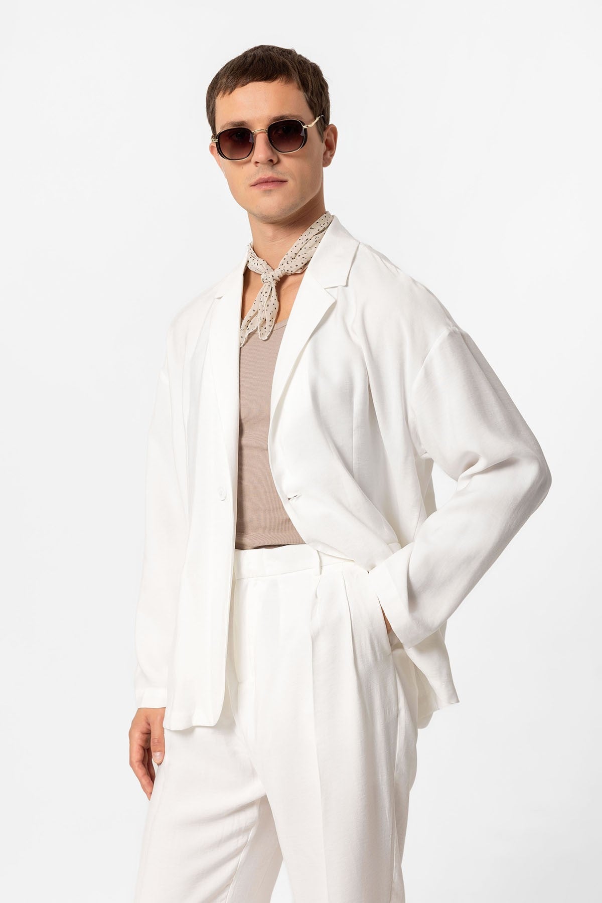 Antioch Oversize Astarsız Erkek Blazer Ceket