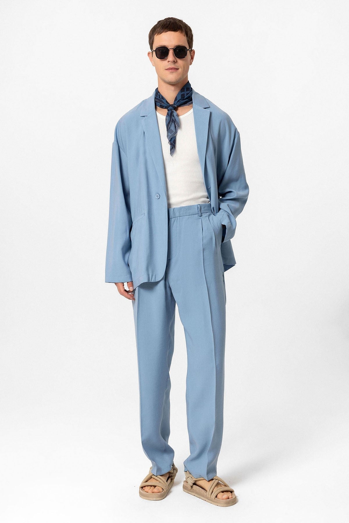 Antioch Oversize Astarsız Erkek Blazer Ceket