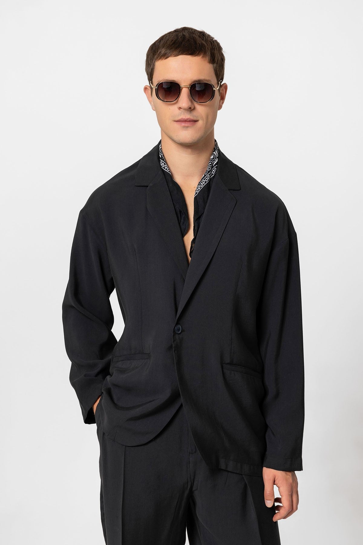 Antioch Oversize Astarsız Erkek Blazer Ceket