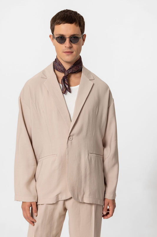 Antioch Oversize Astarsız Erkek Blazer Ceket