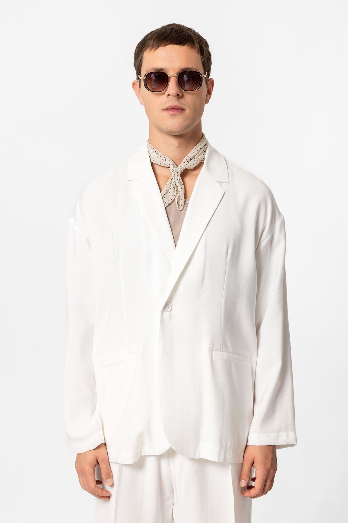 Antioch Oversize Astarsız Erkek Blazer Ceket