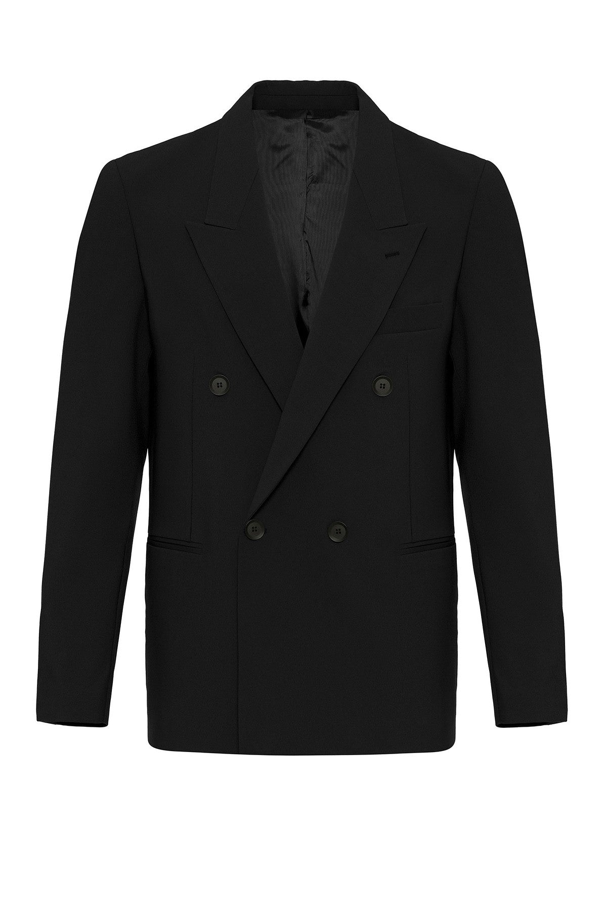 Antioch Tek Düğme Kruvaze Erkek Blazer Ceket