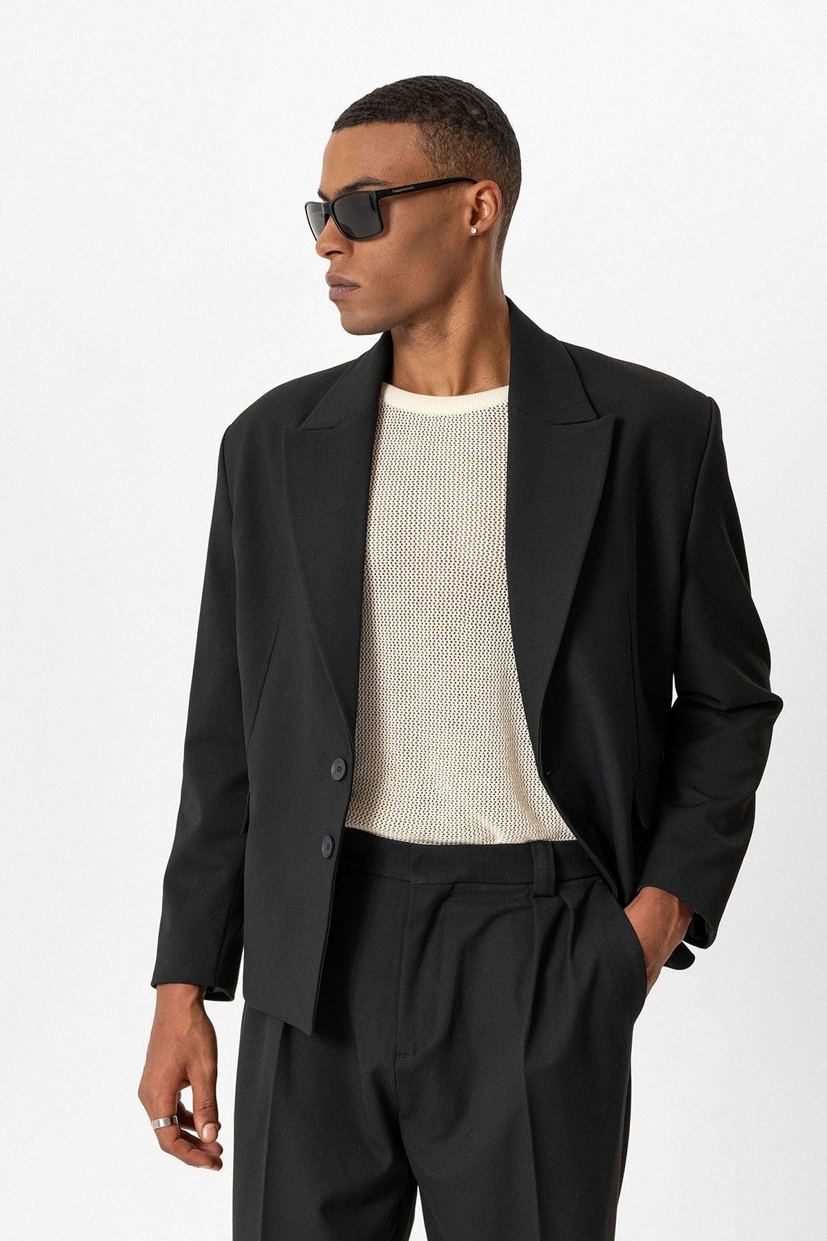 Antioch Crop Fit Erkek Blazer Ceket
