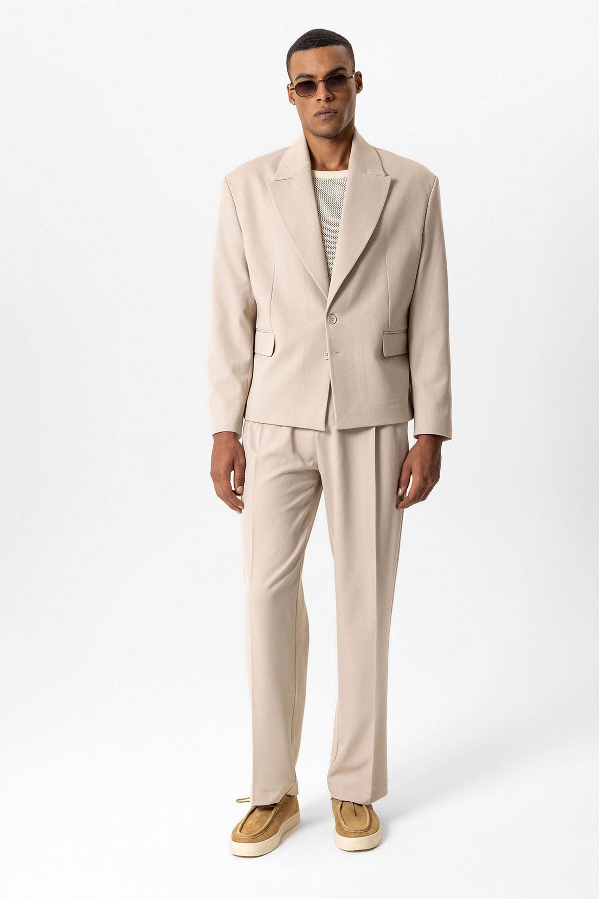 Antioch Crop Fit Erkek Blazer Ceket