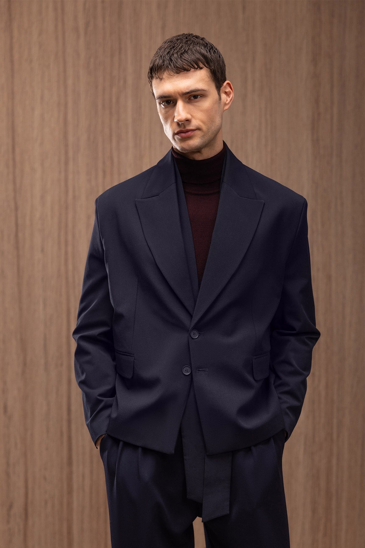 Antioch Crop Fit Erkek Blazer Ceket