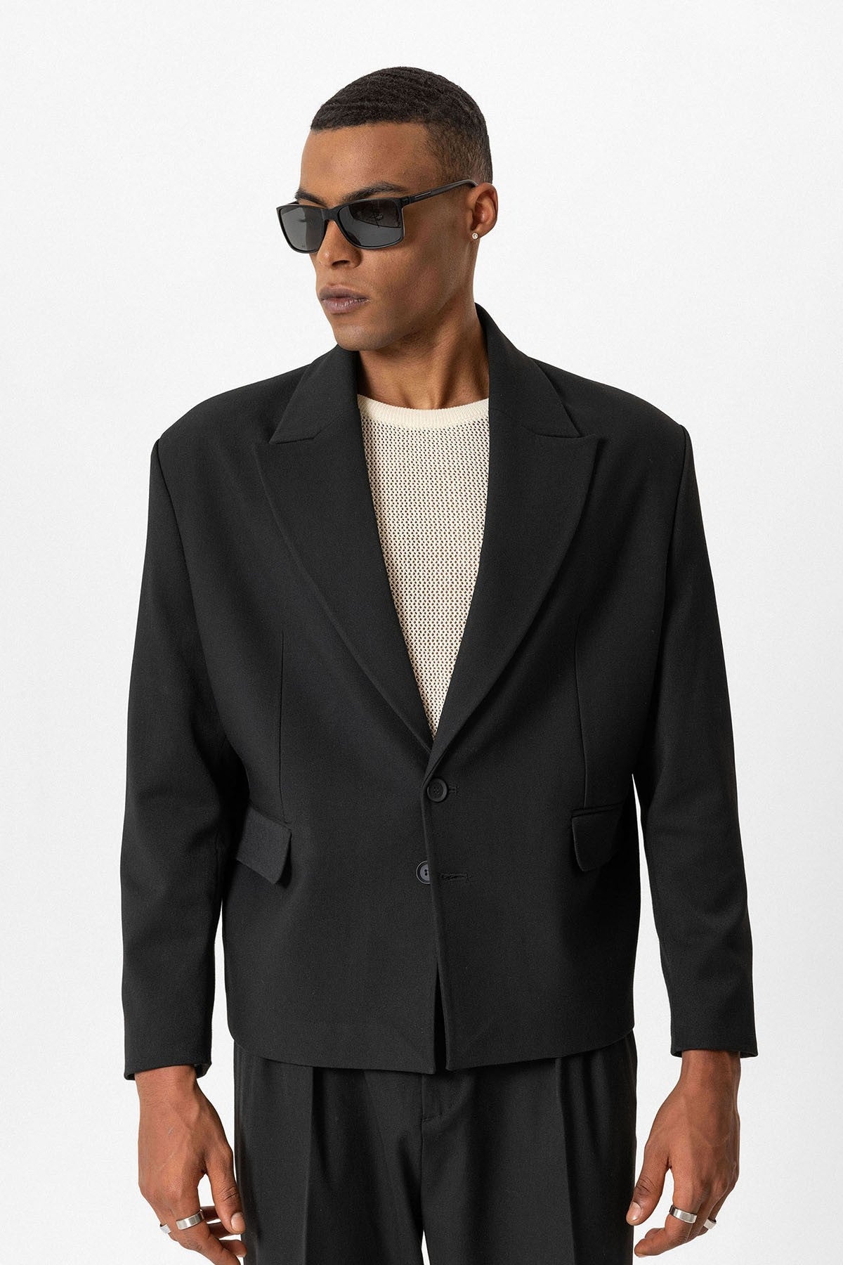 Antioch Crop Fit Erkek Blazer Ceket