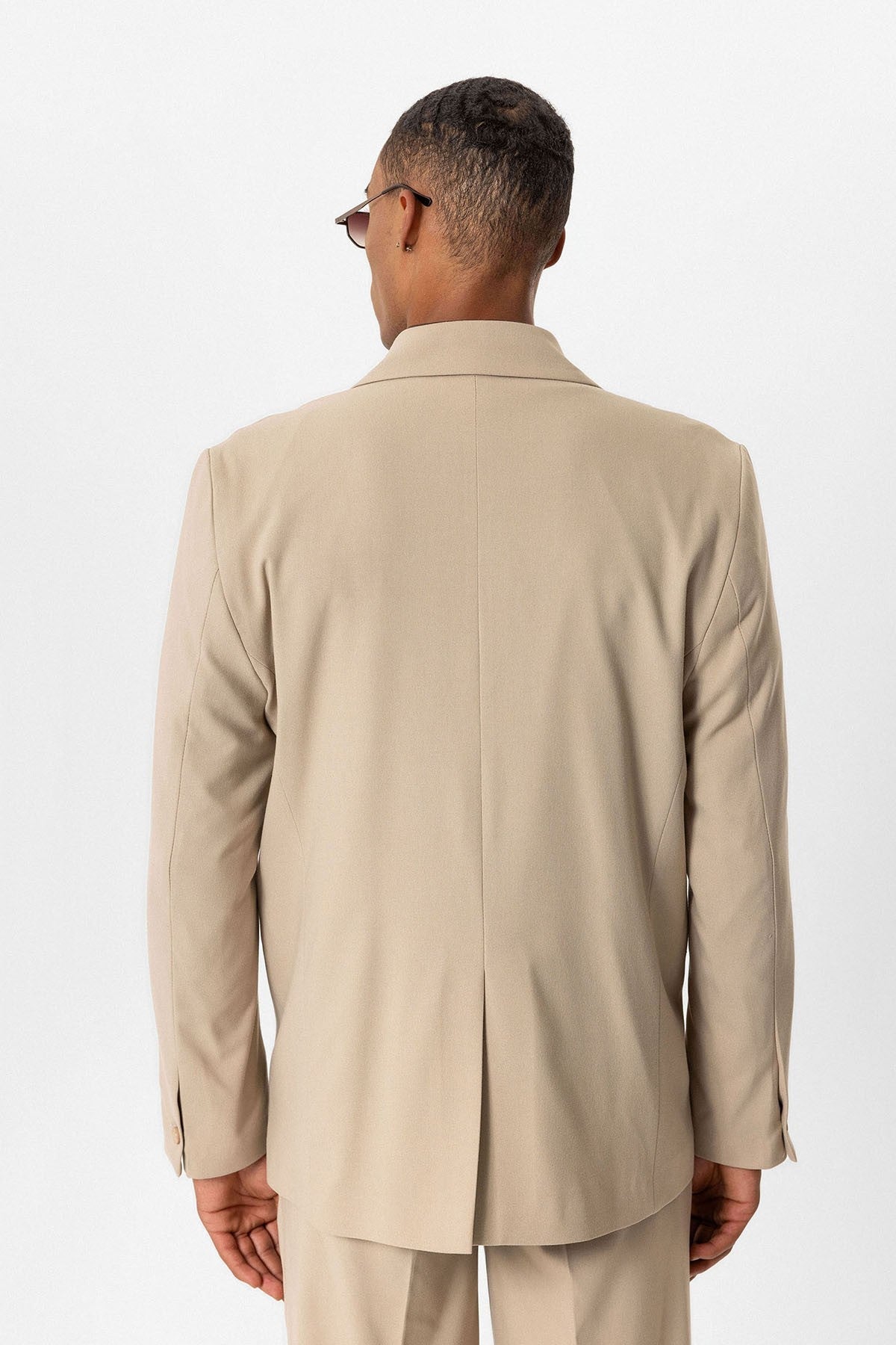 Antioch Tek Düğme Relaxed Erkek Blazer Ceket